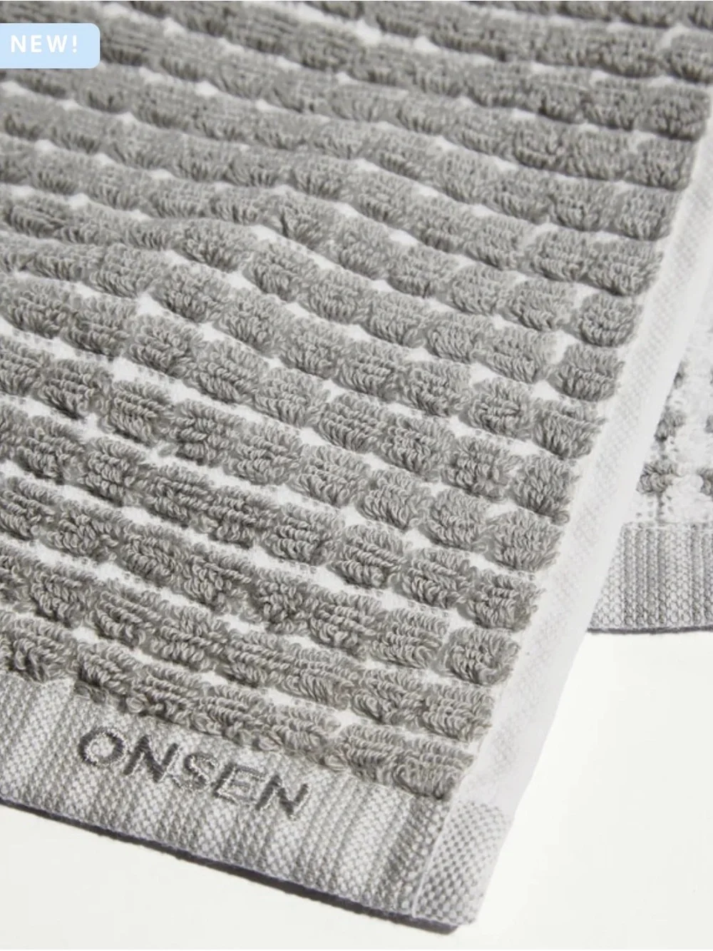 NWT Onsen Terry Waffles Towels & Bath Mat